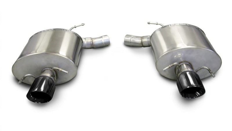 Corsa 09-13 Cadillac CTS Sedan V 6.2L V8 Black Sport Axle-Back Exhaust-thumbmail-1