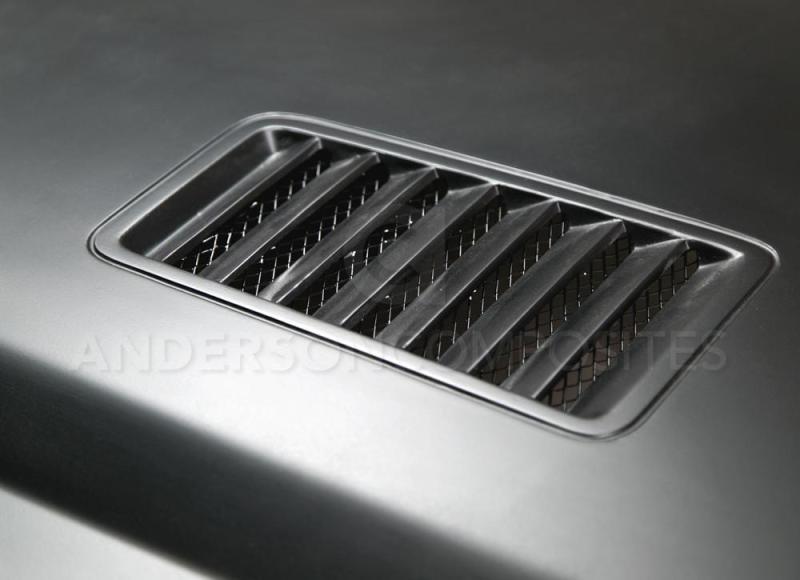 Anderson Composites 2015-2017 Ford Mustang (Excl. GT350/GT350R) Super Snake Style Hood Fiberglass-thumbmail-5