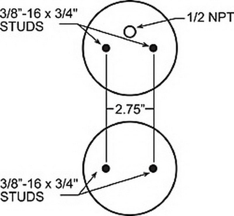 Firestone Ride-Rite Replacement Air Helper Spring Rear 267C 1.5 (W217607671)-thumbmail-3