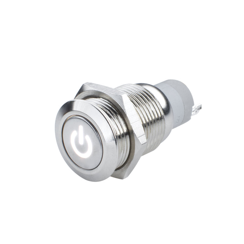 Oracle Pre-Wired Power Symbol On/Off Flush Mount LED Switch - White-thumbmail-10