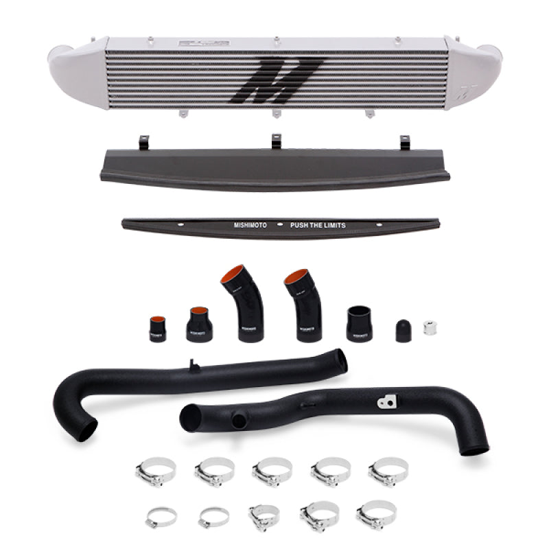 Mishimoto 2014-2016 Ford Fiesta ST 1.6L Front Mount Intercooler (Silver) Kit w/ Pipes (Black)-thumbmail-5