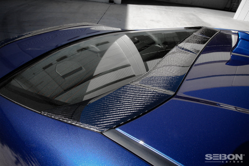 Seibon 12-13 Scion FRS Carbon Fiber Rear Fin Spoiler-thumbmail-4