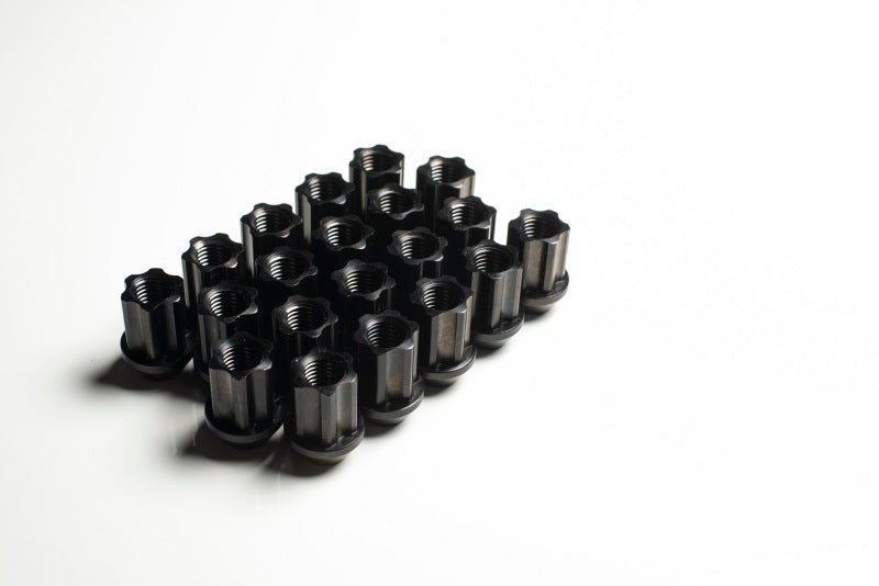 Titan 7 O.W.L. Titanium Race Nut 12x1.25 / 30mm H. / 60 Deg. Seat Taper - Machine Black-thumbmail-7