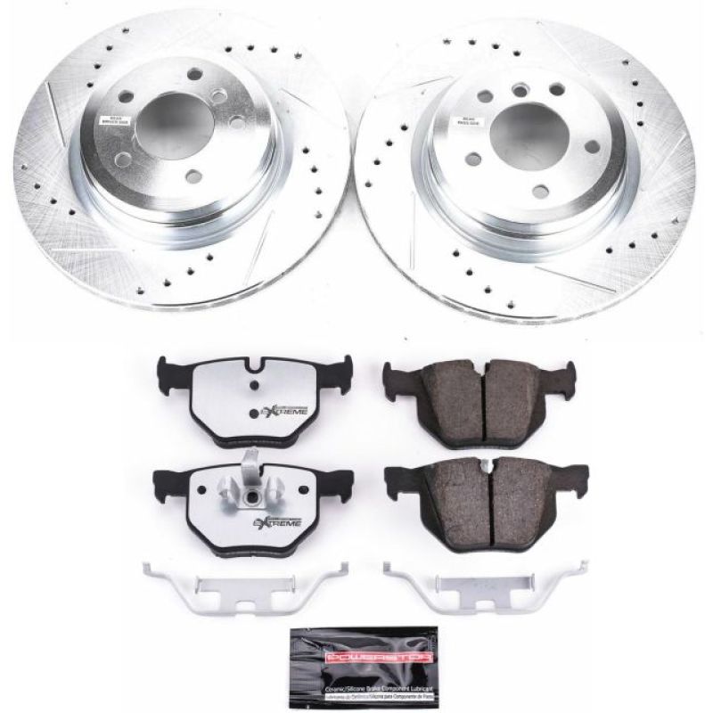 Power Stop 2006 BMW 330i Rear Z26 Street Warrior Brake Kit-thumbmail-1