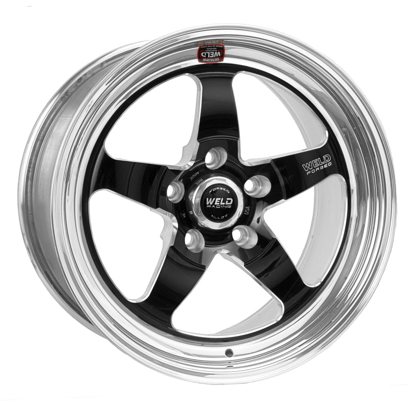 Weld S71 17x9 / 5x120mm BP / 7.3in. BS Black Wheel (Medium Pad) - Non-Beadlock-thumbmail-1