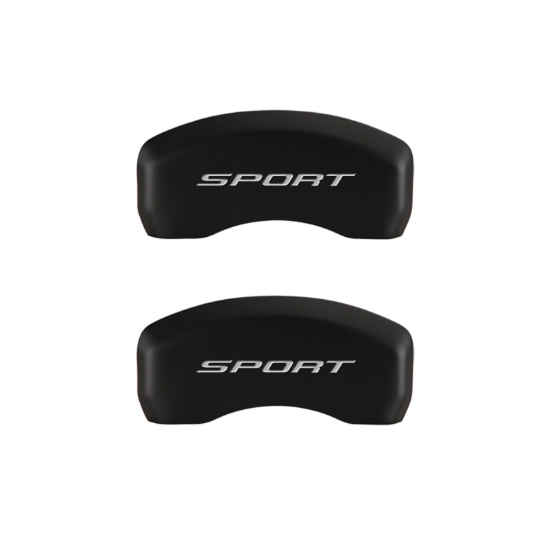 MGP 4 Caliper Covers Engraved Front & Rear No Bolts/Sport 2015 Red finish silver ch-thumbmail-5