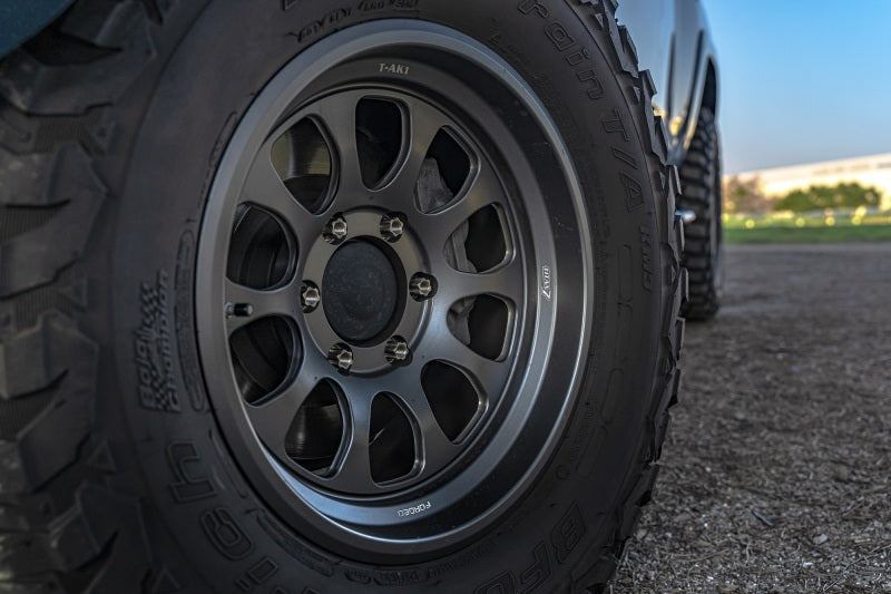 Titan 7 T-AK1 17x8.5 6x139.7 -8 Offset / 106.3 CB Satin Titanium Wheel (Dropship ONLY)-thumbmail-7