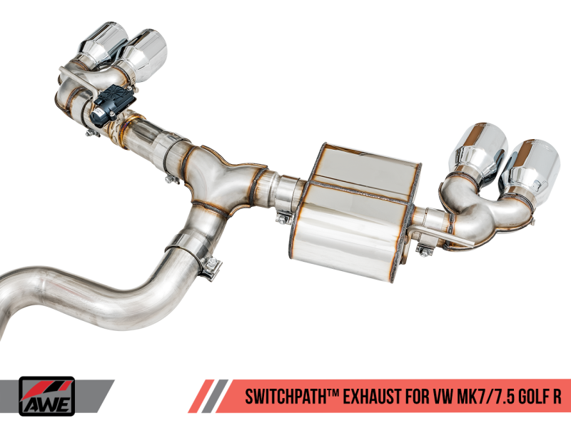 AWE Tuning Mk7 Golf R SwitchPath Exhaust w/Chrome Silver Tips 102mm-thumbmail-6