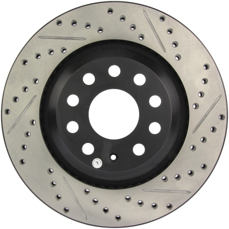 StopTech 09 VW Passat CC / 06-09 Passat Slotted & Drilled Left Rear Rotor-thumbmail-3