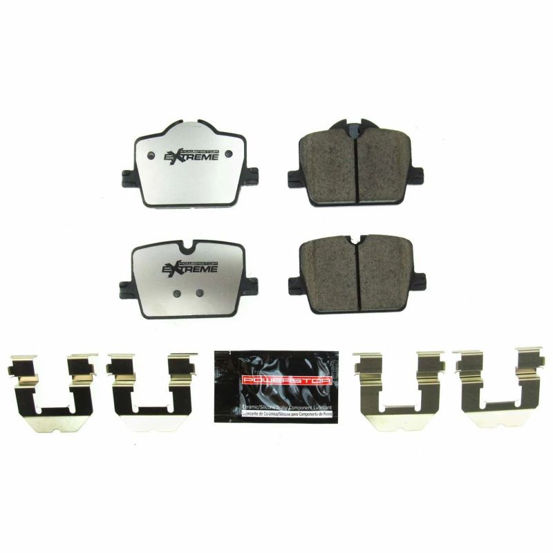 Power Stop 2019 BMW 330i Rear Z26 Extreme Street Brake Pads w/Hardware-thumbmail-1
