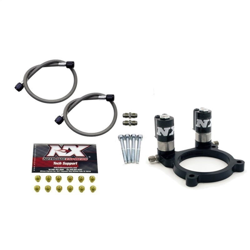 Nitrous Express 11-14 Ford Mustang 3.5L/3.7L Nitrous Plate Conversion (w/Integrated Solenoids)-thumbmail-2