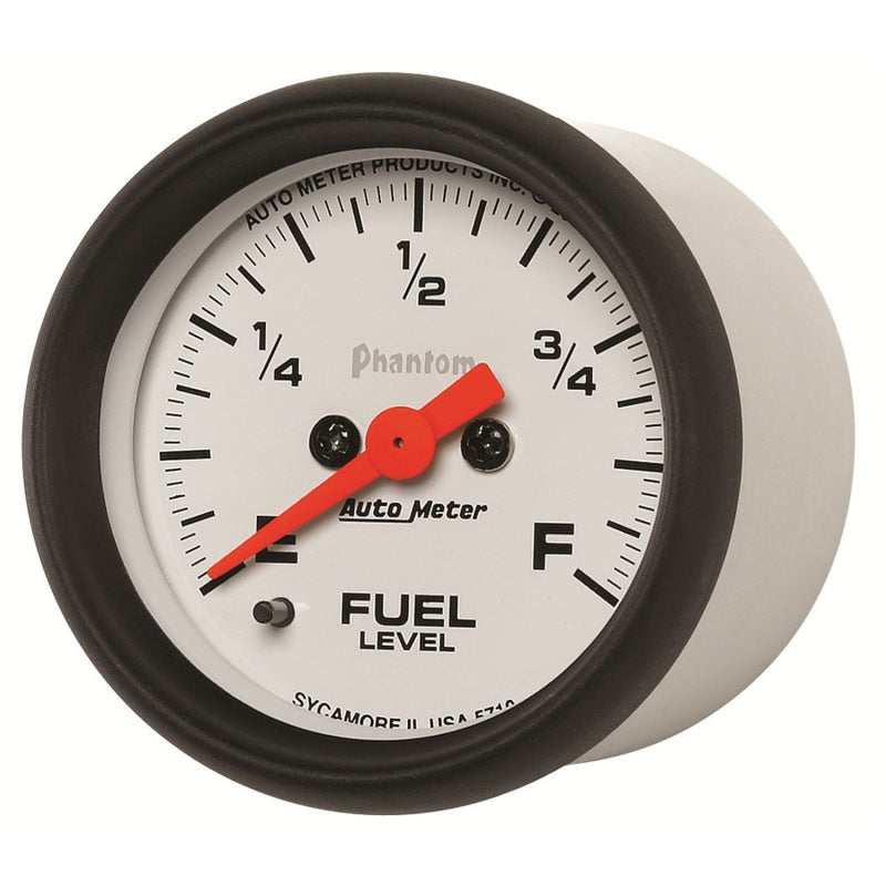 Autometer Phantom 52mm Full Sweep Electronic Fuel Level Programmable Empty-Full Range-thumbmail-3