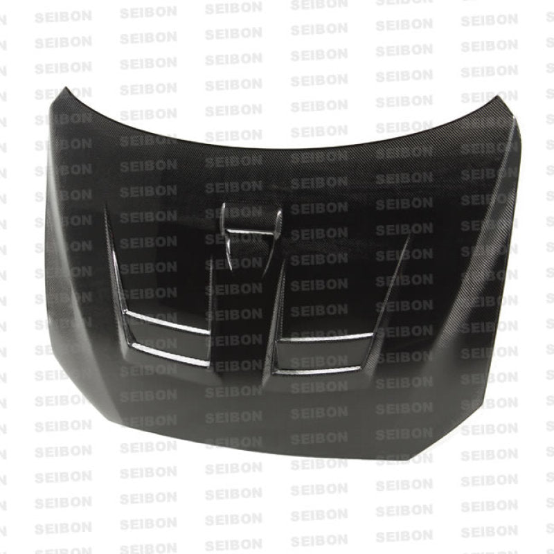 Seibon 08-09 Mitsubishi Lancer (CYA4/5A) DV Style Carbon Fiber Hood-thumbmail-1