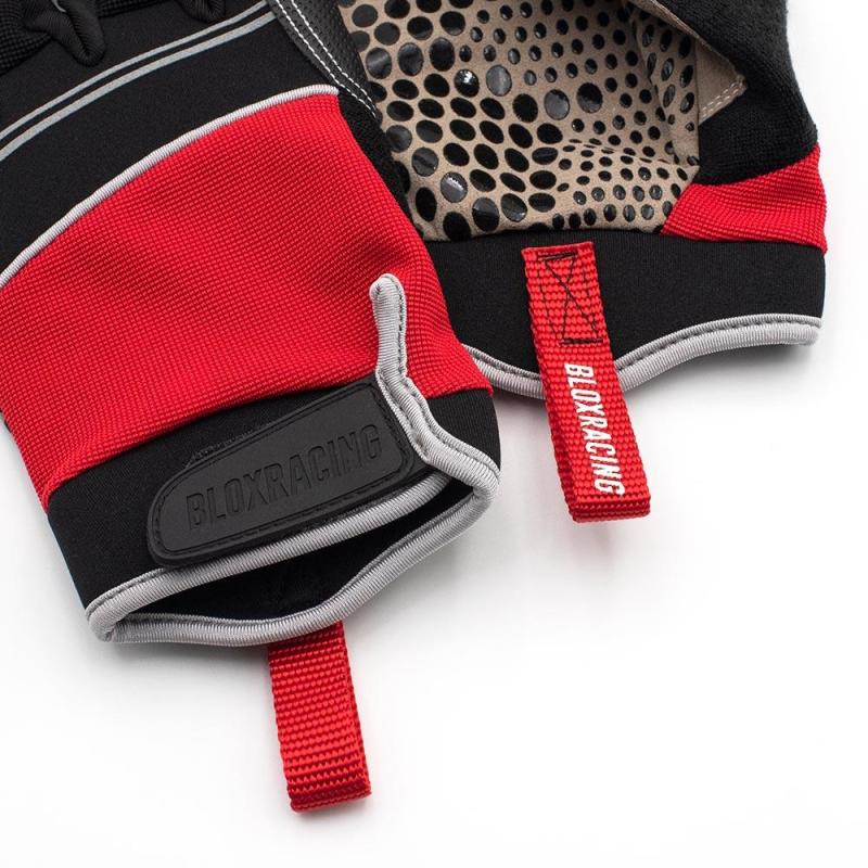 BLOX Racing Logo Mechanics Gloves Medium-thumbmail-4