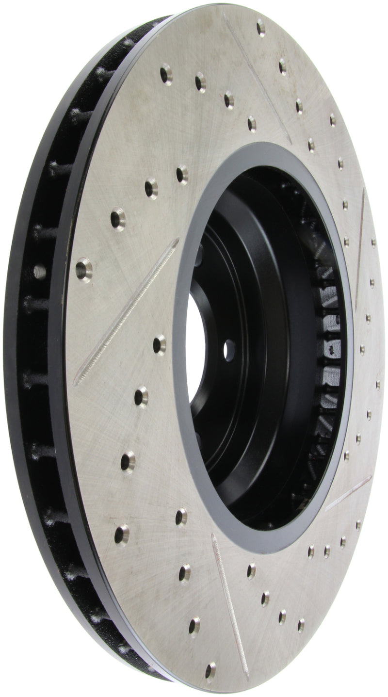 StopTech 07-09 BMW 335 (E90/E92/E93) Slotted & Drilled Right Front Rotor-thumbmail-2