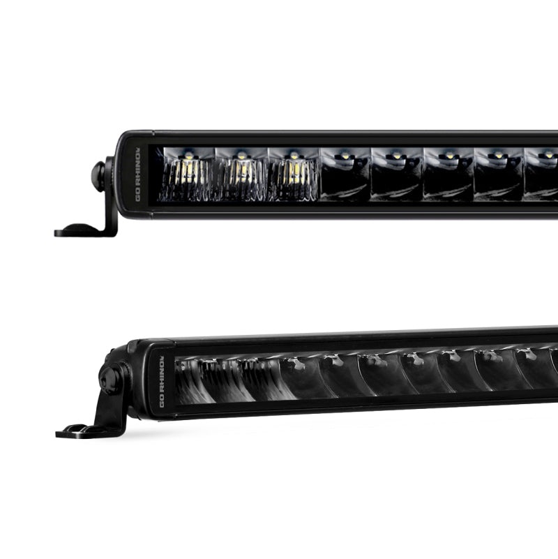 Go Rhino Xplor Blackout Series Sgl Row LED Light Bar (Side/Track Mount) 39.5in. - Blk-thumbmail-3
