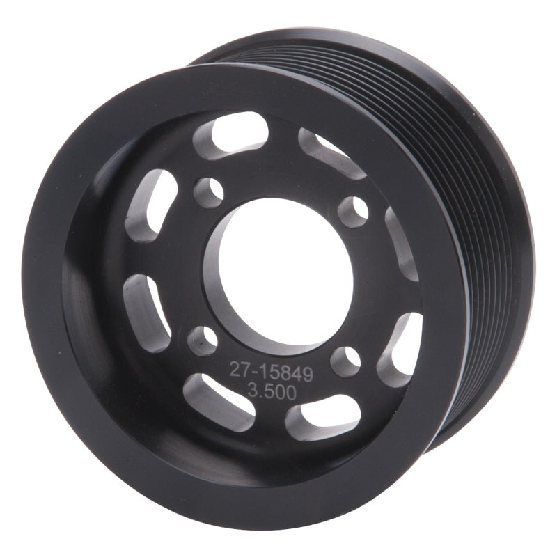 Edelbrock Pulley Supercharger Enforcer 10 Rib 3 5In Black-thumbmail-2