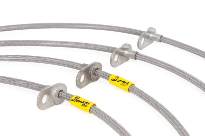 Goodridge 08-14 Subaru Impreza STi w/ Brembo Calipers Stainless Steel Brake Lines Kit-thumbmail-7