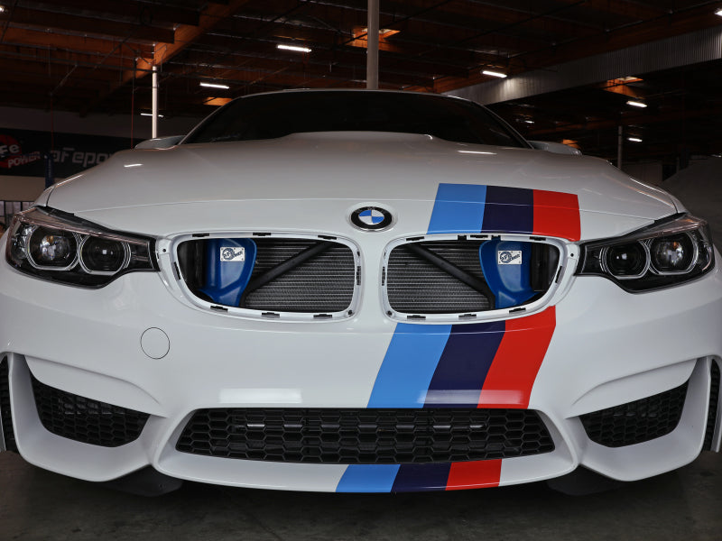 aFe Magnum FORCE Dynamic Air Scoop 15-18 BMW M3/15-20 M4 - Blue-thumbmail-2