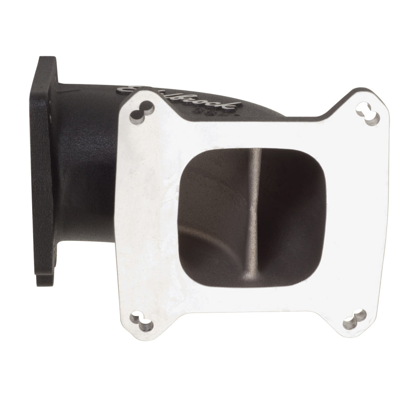 Edelbrock High Flow Intake Elbow 95mm Throttle Body to Square-Bore Flange Black Finish-thumbmail-14