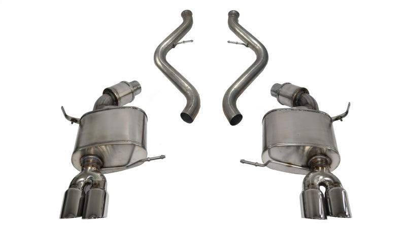 Corsa 08-12 BMW M3 Convertible E93 Polished Sport Cat-Back Exhaust-thumbmail-2