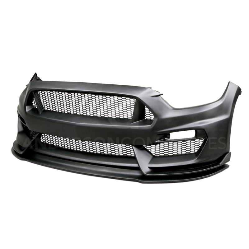 Anderson Composites 15-16 Ford Mustang GT350 Style Fiberglass Front Bumper w/ Front Lip-thumbmail-2