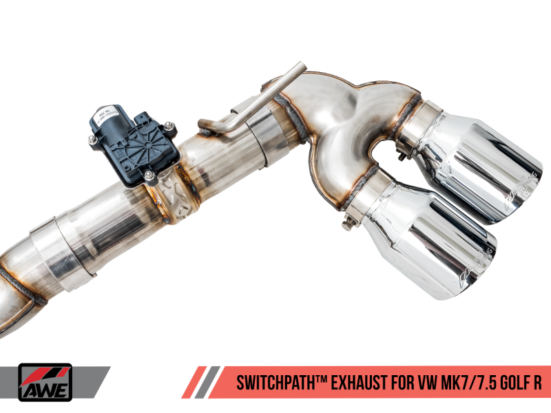 AWE Tuning Mk7 Golf R SwitchPath Exhaust w/Chrome Silver Tips 102mm-thumbmail-7