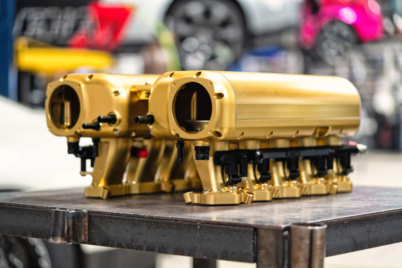 AMS Performance V10 Audi R8 / Lamborghini Huracan / Performante Billet Intake Manifold - CLR Anodize-thumbmail-14