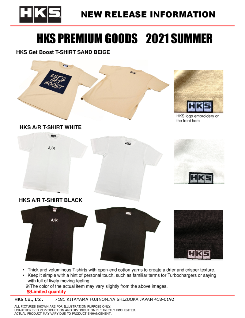 HKS A/R T-SHIRT XL/WHITE-thumbmail-3
