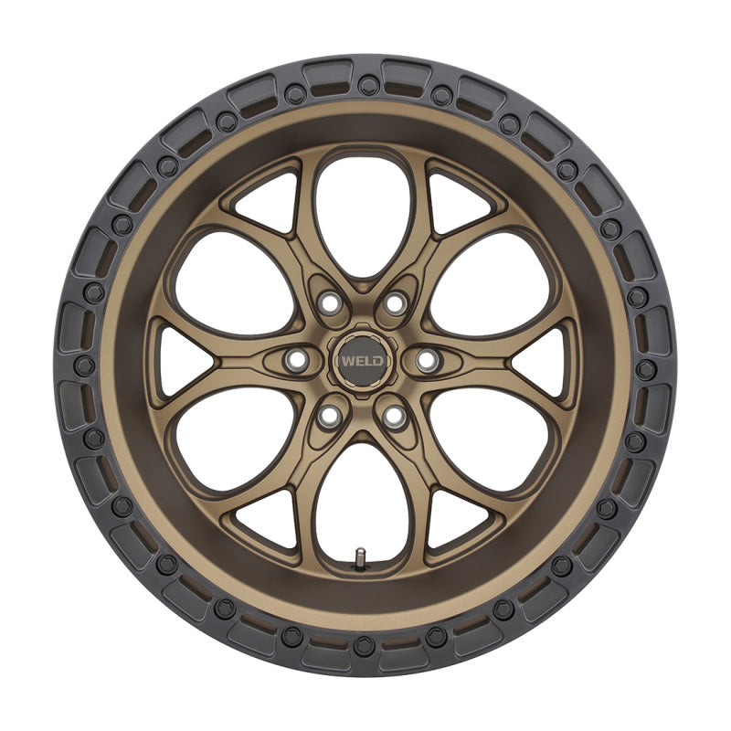 Weld Off-Road W106 20X9 Ledge 6X139.7 ET00 BS5.00 Satin Bronze / Black Ring 106.1-thumbmail-2