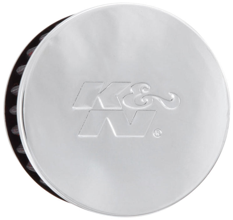 K&N 1.375 inch ID 3 inch OD 2.5 inch H Clamp On Crankcase Vent Filter-thumbmail-12