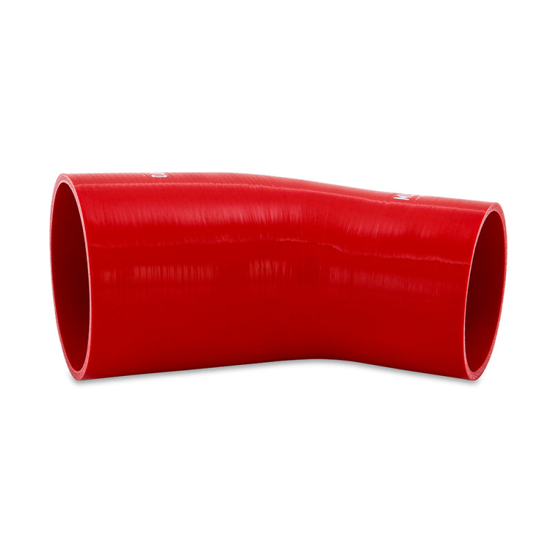 Mishimoto Silicone Reducer Coupler 45 Degree 3.5in to 4in - Red-thumbmail-2
