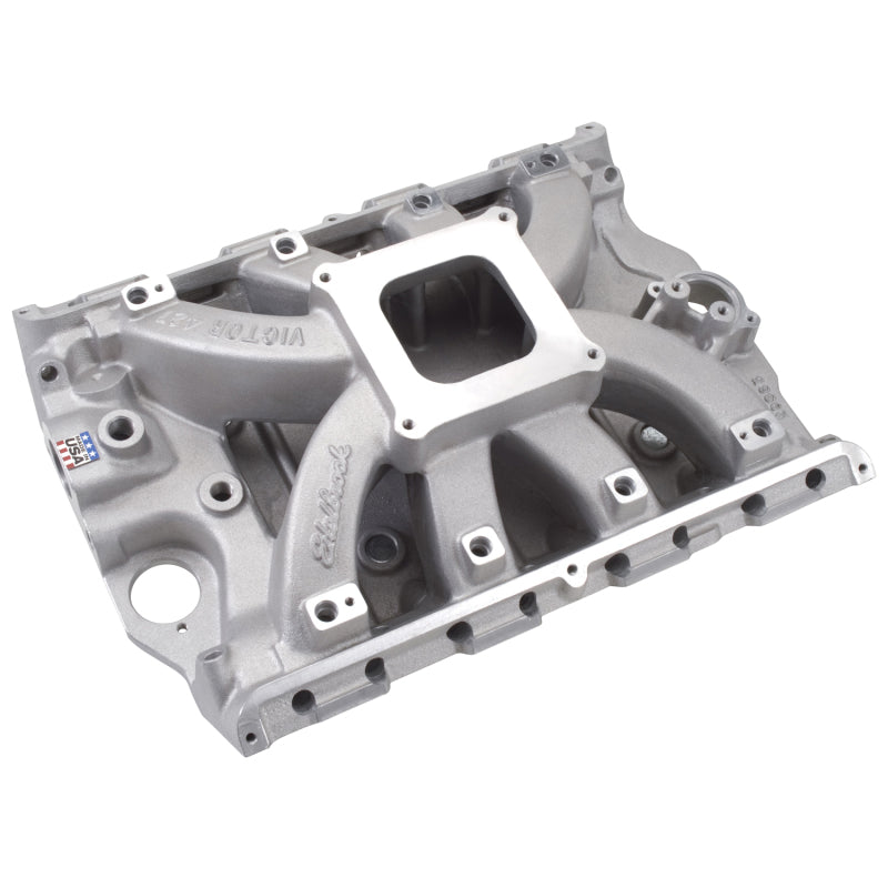 Edelbrock 390-428 Ford FE Victor EFI Manifold 4150 Flange Mounting-thumbmail-9