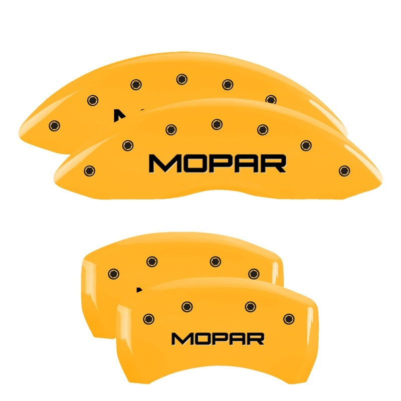 MGP 4 Caliper Covers Engraved Front & Rear MGP Yellow finish black ch-thumbmail-2