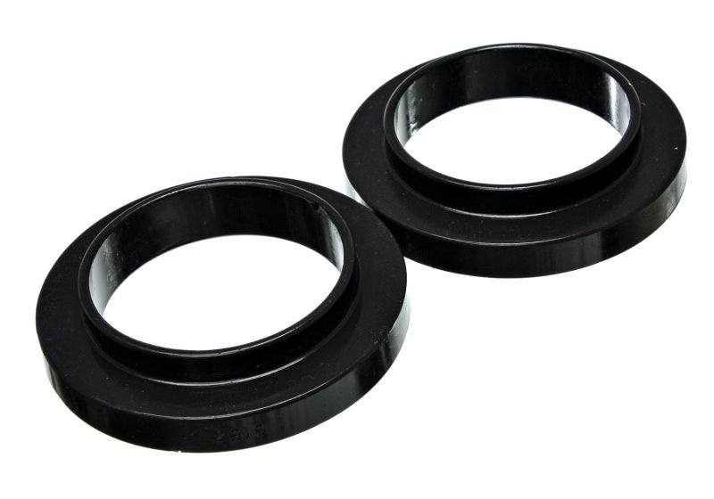 Energy Suspension Universal 3 3/4in ID 25 7/16in OD 3/4in H Black Coil Spring Isolators (2 per set)-thumbmail-1