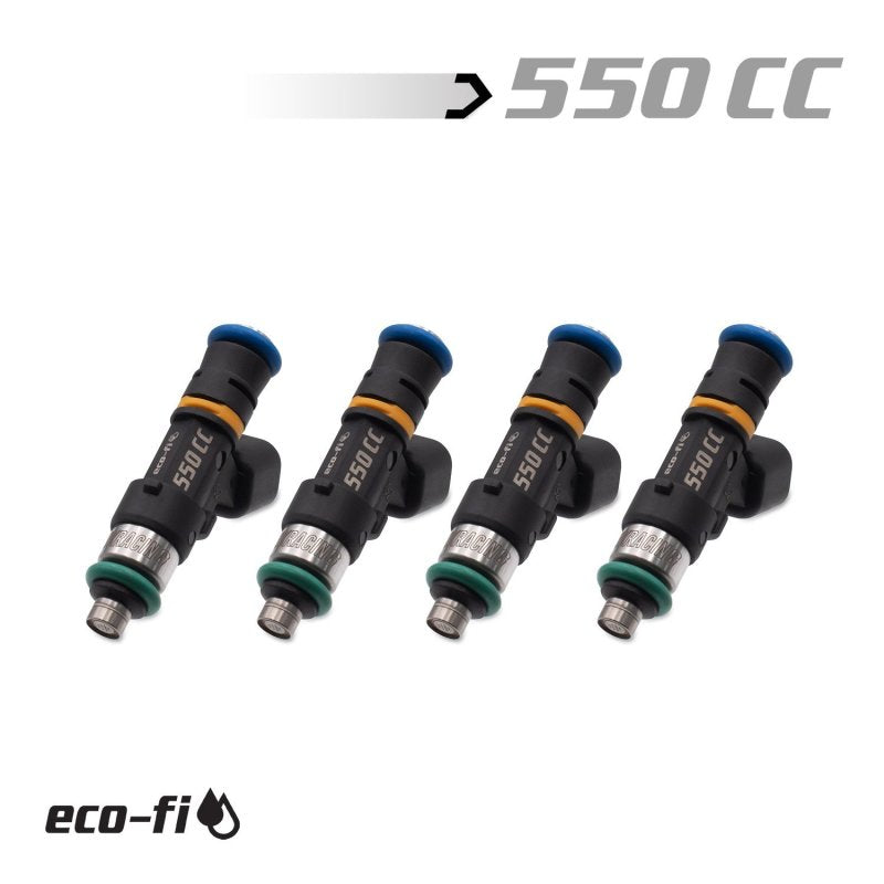 BLOX Racing Eco-Fi Street Injectors 550cc/min Honda K Series (Set of 4)-thumbmail-1