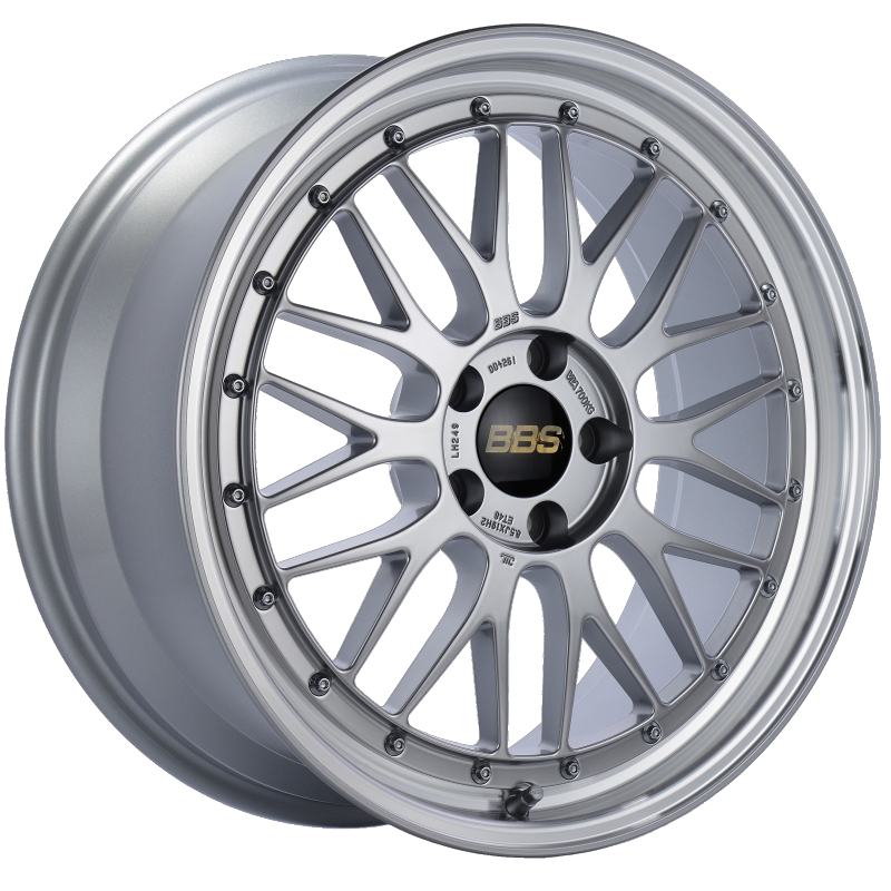 BBS LM 19x8.5 5x112 ET48 Diamond Silver Center Diamond Cut Lip Wheel -82mm PFS/Clip Required-thumbmail-2