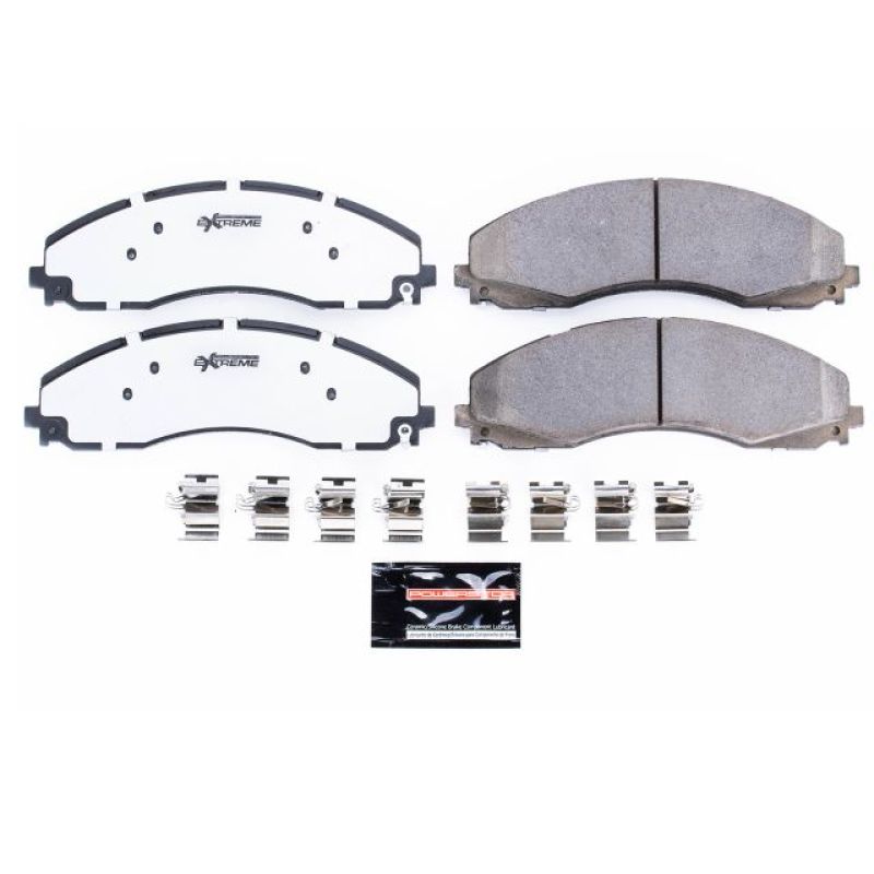 Power Stop 17-19 Ford F-450 Super Duty Front Z36 Truck & Tow Brake Pads w/Hardware-thumbmail-2