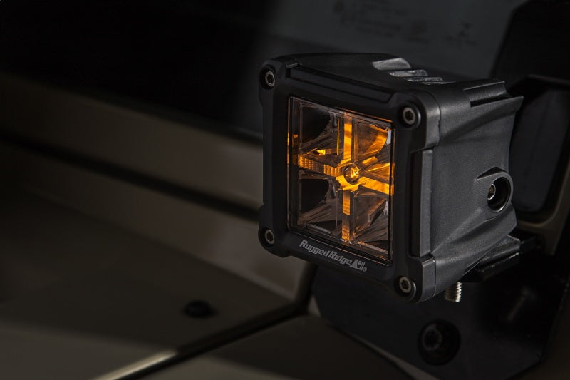 Rugged Ridge Cube LED Light Combo High/Low Beam-thumbmail-5
