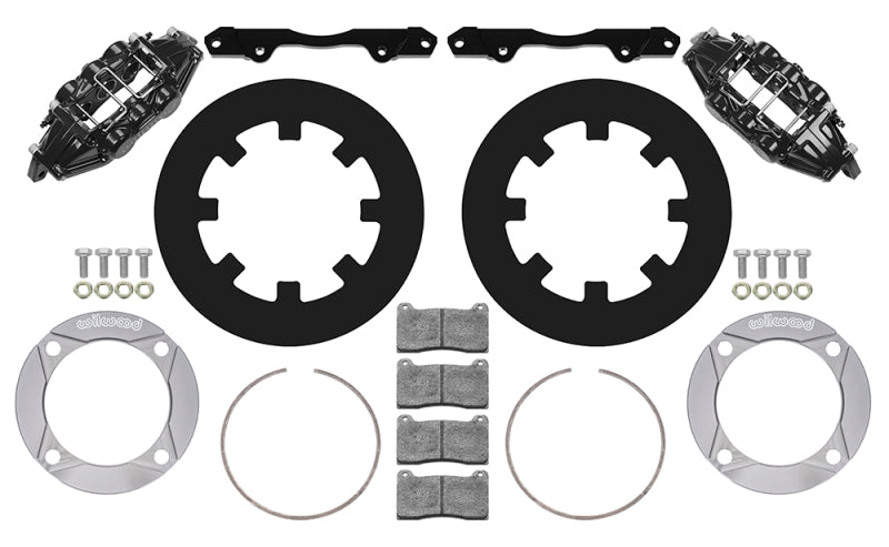 Wilwood 2014+ Polaris RZR XP 1000 Front Kit 11.25in - Black-thumbmail-2