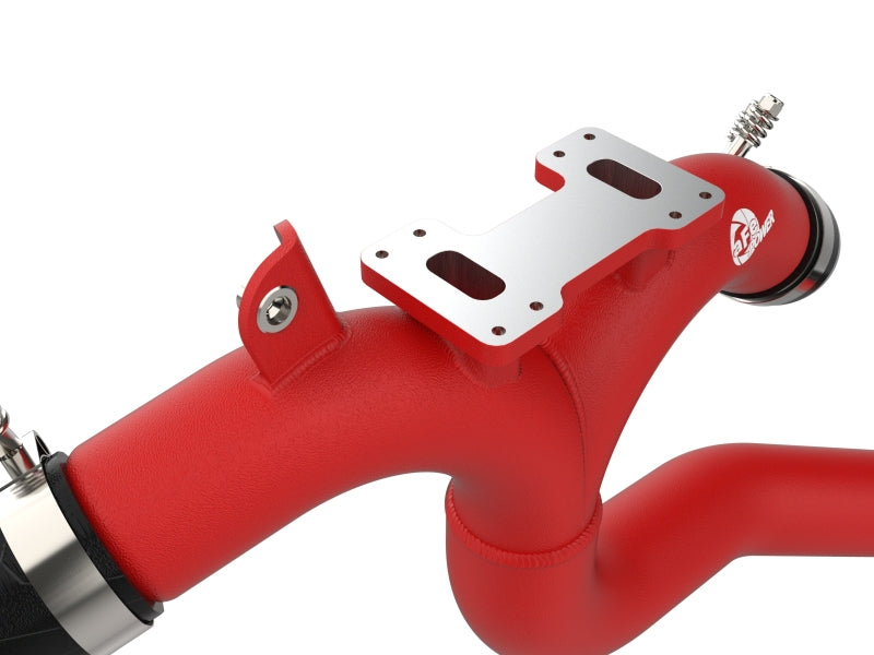 AFE 2018-2020 Kia Stinger 19-22 G70 BladeRunner 3in Aluminum Hot Charge Pipe Red-thumbmail-5