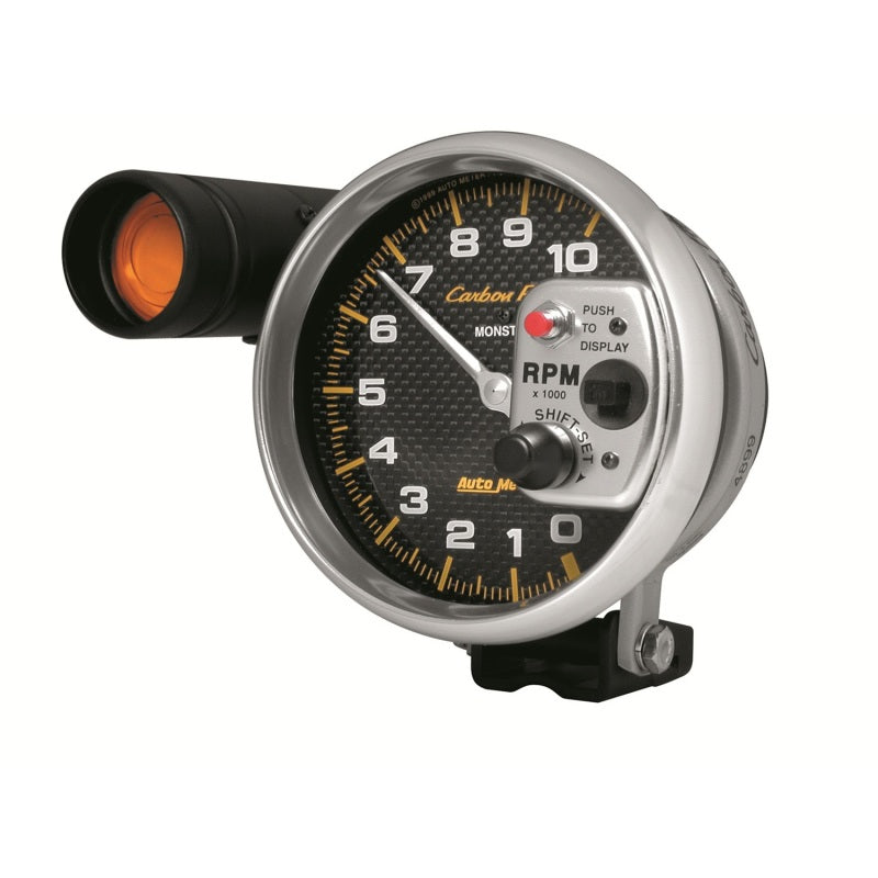 Autometer Carbon Fiber Series 5-inch Tachometer w/ Shift Light (Different Discount Structure -12%)-thumbmail-1