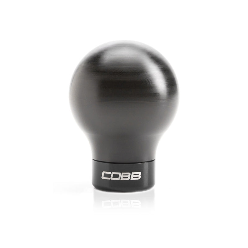 Cobb 08-15 Mitsubishi EVO X / 09-15 Ralliart Shift Knob - Stealth Black (Black/Black Base)-thumbmail-1