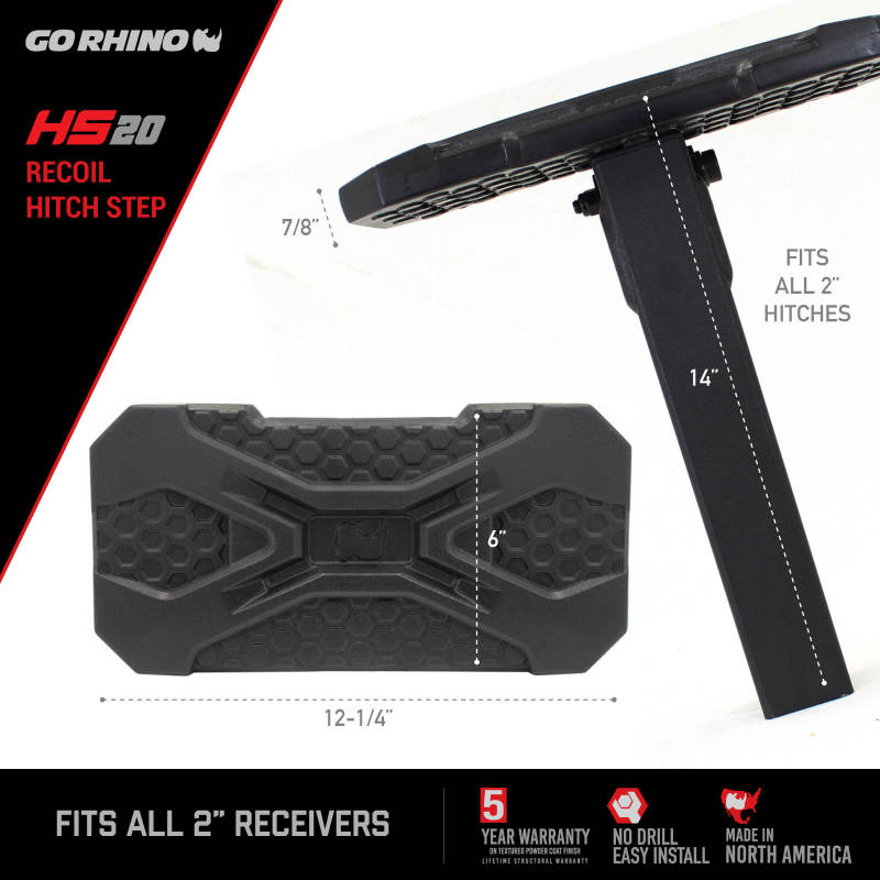 Go Rhino HS-20 Hitch Bumper Step-thumbmail-7