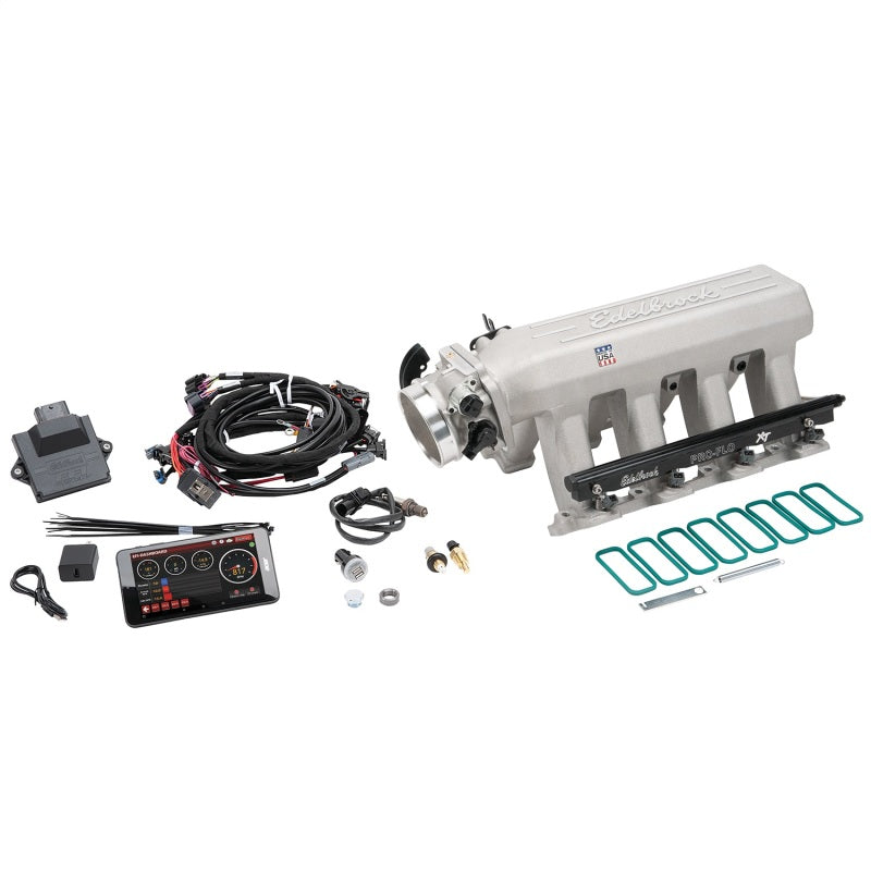 Edelbrock Pro Flo 4 XT EFI System Seq Port LS Gen III/IV Cathedral Port 550 HP Max 35lb/hr-thumbmail-2