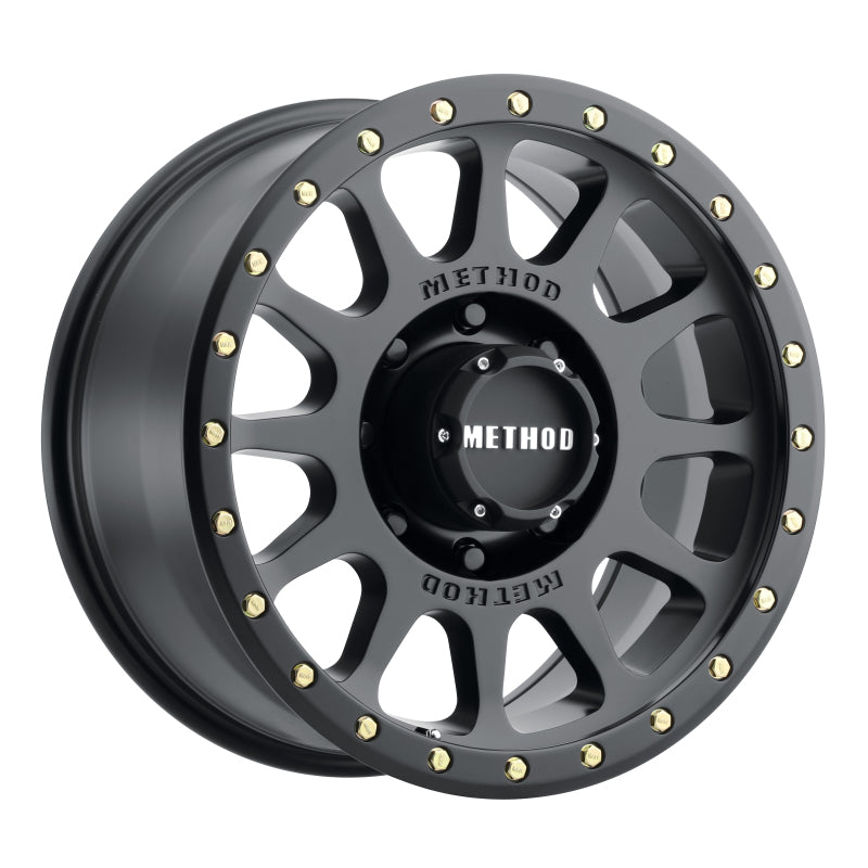 Method MR305 NV 16x8 0mm Offset 8x6.5 130.81mm CB Matte Black Wheel-thumbmail-1
