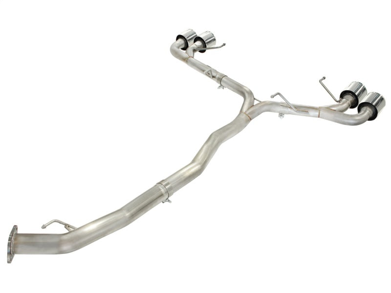 aFe Takeda 3in SS Exhaust Cat-Back 09-14 Nissan GTR V6 3.8L Polished Tips-thumbmail-4