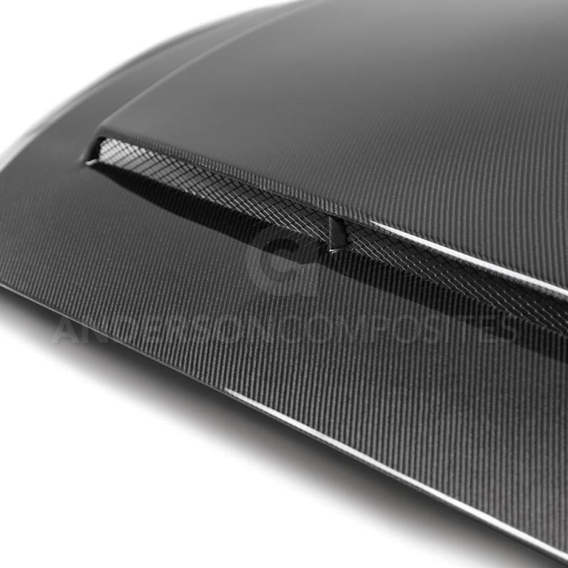 Anderson Composites 2018 Ford Mustang Super Snake Double Sided Carbon Fiber Hood-thumbmail-7