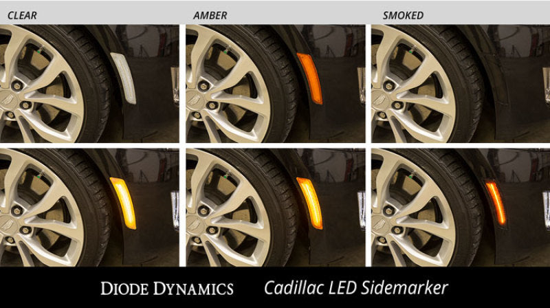 Diode Dynamics 14-19 Cadillac ATS/CTS Cadillac ATS LED Sidemarkers (Pair) Clear-thumbmail-5
