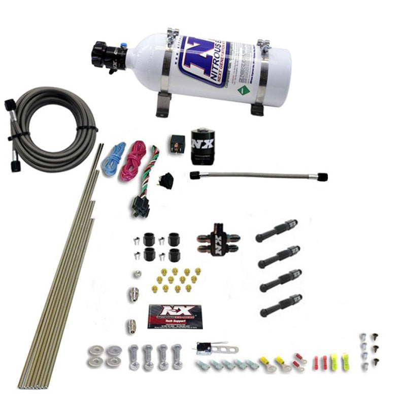 Nitrous Express Dry Direct Port Nitrous Kit 4 Cyl w/5lb Bottle-thumbmail-2